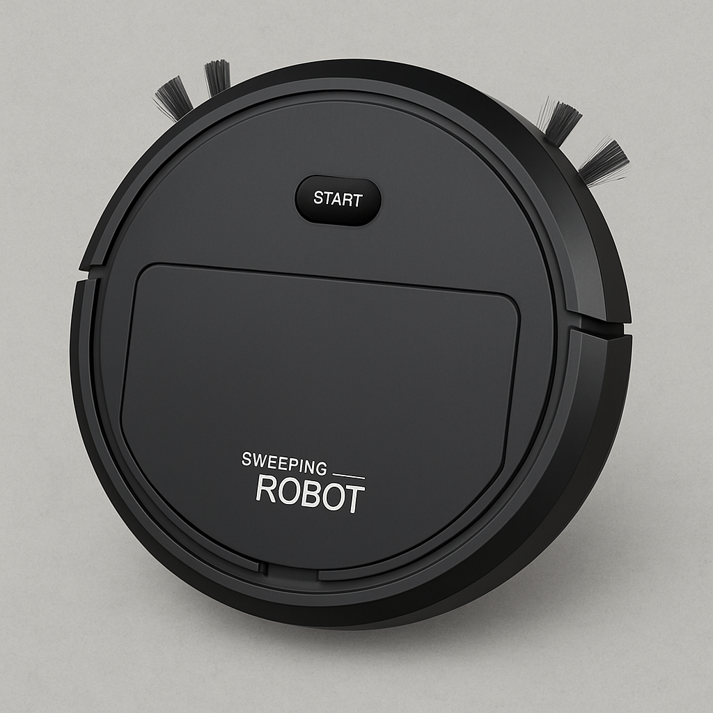 SweepBot™ – Inteligentny Robot Sprzątający 3w1 | Odkurza, Mopuje i Zamiata | Cichy, Cienki i Wydajny